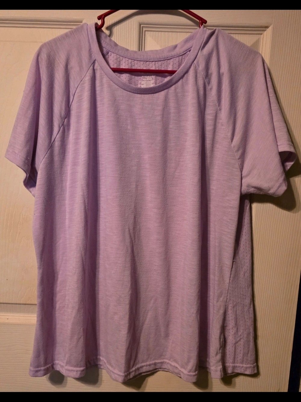 Athletic Works Lavender Crewneck Short Sleeve Tee